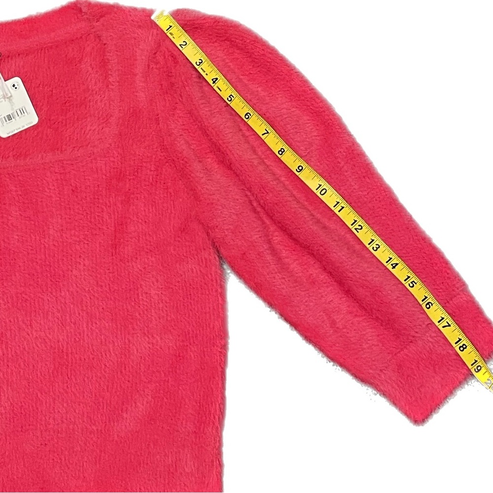 Free People Moonbeam Raspberry Pop Pink Pullover - Picture 6 of 7
